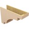 Ekena Millwork 10"W x 30"D x 20"H Classic Mediterranean Rough Cedar Woodgrain TimberThane Corbel, Primed Tan CORUR10X30X20MEDRCPR - alternate 3